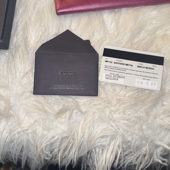PRADA Saffiano Leather Long Bifold Wallet EUC - Picture 17 of 17